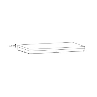 Comad RISTRETTO 89-80-46 M Nábytková doska 80 cm