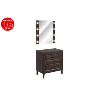 Comad SET-DOR B 80CM MC Nábytková zostava 80 cm s doskou a zrkadlovou skrinkou