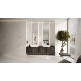 Dlažba Fineza Dualis white 120x120 cm mat DUALIS120WH