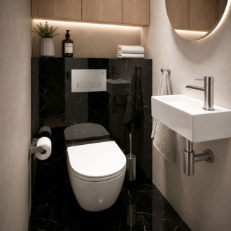 Rea Ovládacie tlačidlo k podomietkovým systémom WC HD K011A-Q a Slim 024N Satin REA-E0635