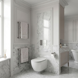 Rea Podomietkový Inštalačný Set Slim 024N pre WC s Tlačidlom HD Chrome KPL-E1561
