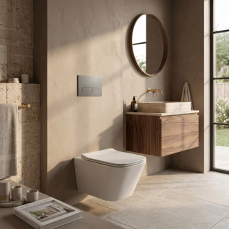 Rea Podomietkový Inštalačný Set Slim 024N pre WC s Tlačidlom HD Titan KPL-E1634