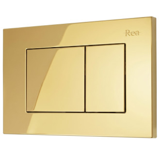 Rea Podomietkový Inštalačný Set Slim 024N pre WC s Tlačidlom J Gold KPL-E1636