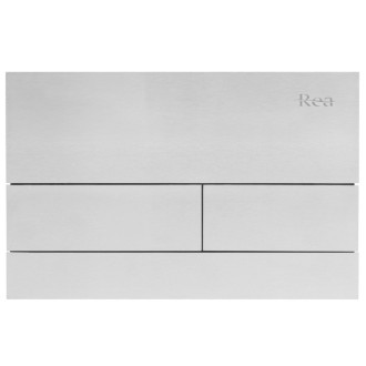 Rea Podomítkový Instalační Set Slim 024N pro WC s Tlačítkem T Brush Steel KPL-E1057