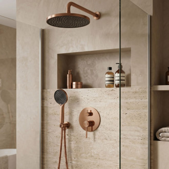 Rea Podomítková sprchová sada Rea Foster Brush Copper + BOX REA-P7621