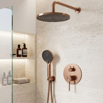 Rea Podomítková sprchová sada Rea Foster Brush Copper + BOX REA-P7621