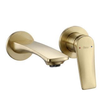Rea Podomítková umyvadlová baterie REA VISION Brush Gold + BOX REA-B6883