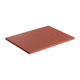 Omnires AQUAROCK kompozit sprchová vanička, 80x120 cm, terakotová matná AQUAROCK80-120TE