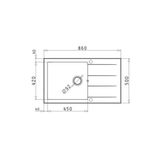 Pyramis ATHLOS (86X50) 1B 1D PLUS Drez, granit 070107111