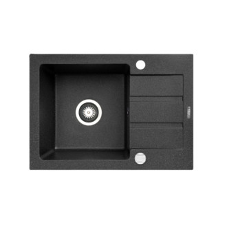 Pyramis NEXT (62X44) 1B 1D Dřez, granit BLACK 070165701
