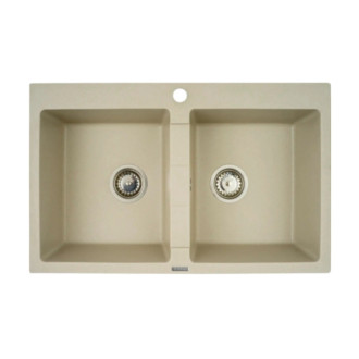 Pyramis SPARTA PLUS 2B (78x50) Dřez, granit BEIGE 070053101