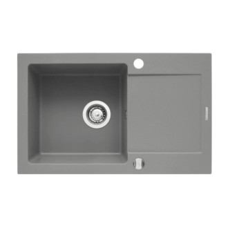 Pyramis MIDO (79x50) 1B 1D Dřez, granit INDUSTRIAL GREY 070088701