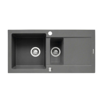 Pyramis MIDO (100x50) 11/2B 1D Dřez, granit INDUSTRIAL GREY 070089901