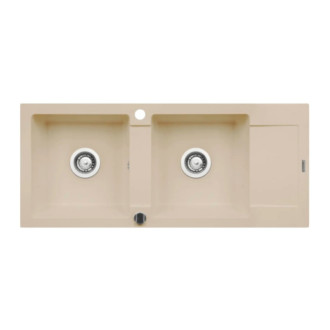 Pyramis MIDO (116x50) 2B 1D Dřez, granit BEIGE 070090701