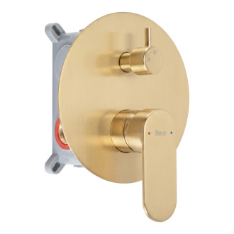 Rea Drop Brush Copper + BOX Podomítková sprchová sada REA-P9671