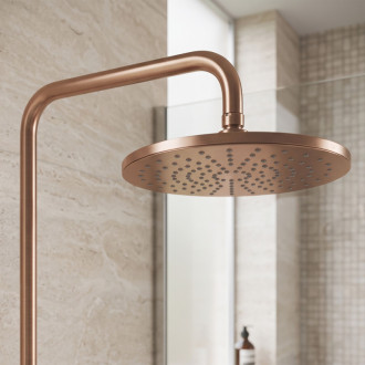 Rea Parot Light Brush Copper Sprchový set s termostatem REA-P9672