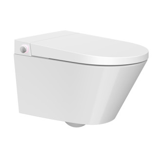 Chytré WC závěsné, RIMLESS, 592x380x430 cm, keramické, vč. sedátka
