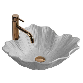 Rea Flower Grey Umyvadlo na desku REA-U7885