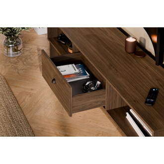Comad SET-YOV 176CM TAB Obývací sestava s komodou, vitrínou, TV skříňkou a stolem