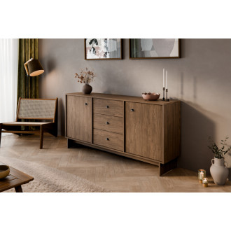 Comad YORI VILLA 72-176-40-2D3S Komoda 176 cm, dvojími dvířky a 3 zásuvky