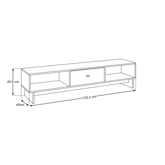 Comad YORI VILLA 71-176-40-1S TV skříňka 176 cm 1 zásuvka