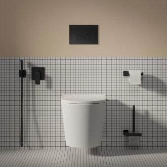 Omnires TAMPA závěsné WC s pomalu sklápěcím sedátkem, 52x36 cm, bílá matná TAMPAMWBM
