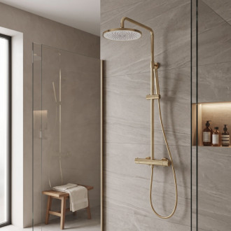 Rea JS-021 Gold Kulatá dešťová sprcha REA-P0390
