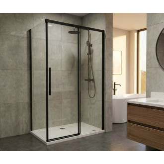 LUXOR BLACK obdélníkový sprchový kout 1500x800mm L/P varianta GU1215BGU5680B