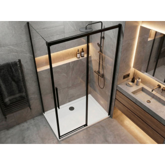 LUXOR BLACK obdélníkový sprchový kout 1500x800mm L/P varianta GU1215BGU5680B