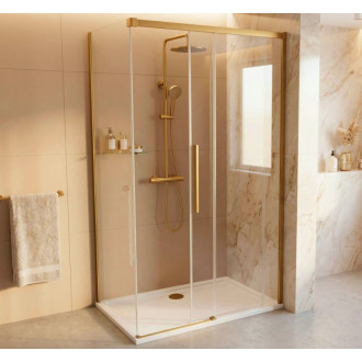 LUXOR GOLD MATT obdélníkový sprchový kout 1300x1000mm L/P varianta GU1213GGU5610G