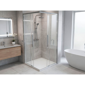 LUXOR čtvercový sprchový kout 900x900mm, rohový vstup GU2290CH