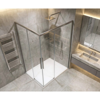 LUXOR obdélníkový sprchový kout 900x800mm L/P varianta, rohový vstup GU2190CHGU2180CH
