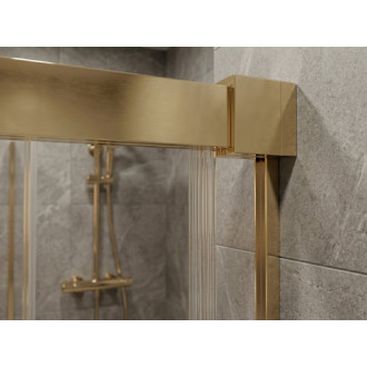 LUXOR GOLD MATT obdélníkový sprchový kout 1000x800mm L/P, rohový vstup GU2110GGU2180G