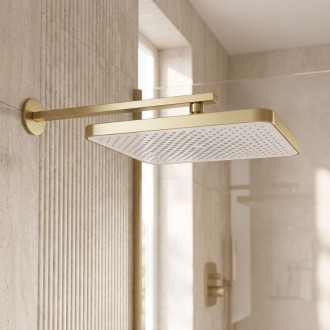 Rea JS-032 Brushed Gold Obdélníková dešťová sprcha REA-P0396