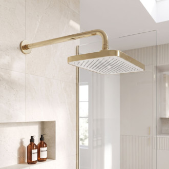 Rea JS-032 Brushed Gold Obdélníková dešťová sprcha REA-P0396