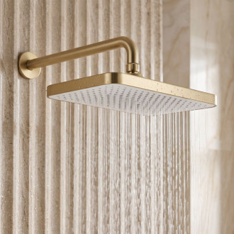 Rea JS-032 Brushed Gold Obdélníková dešťová sprcha REA-P0396