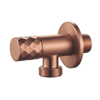 Rohový ventil Diamond 03 1/2" x 3/4" Brush Copper