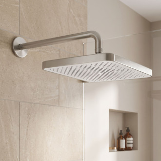 Rea JS-032 Brushed Nickel Obdélníková dešťová sprcha REA-P0394