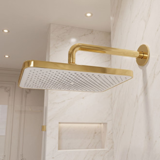 Rea JS-032 Gold Obdélníková dešťová sprcha REA-P0395