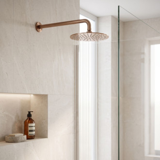 Rea JS-9021 Brush Copper 40 cm Kulaté sprchové rameno REA-P6851