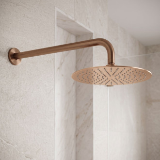 Rea JS-9021 Brush Copper 40 cm Kulaté sprchové rameno REA-P6851