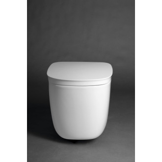 ORGANIC závěsná WC mísa, Vortex Rimless, 36x52cm, bílá PZ312V