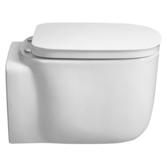 ORGANIC závěsná WC mísa, Vortex Rimless, 36x52cm, bílá PZ312V