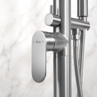 Rea Logan Brush Nickel Volně stojící baterie REA-B2222