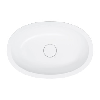 Omnires SHELL M+ umyvadlo pod desku, 54x34 cm, bílá matná SHELL540UPBM