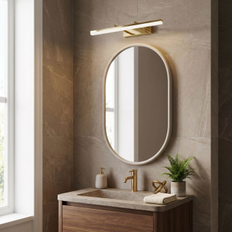 Rea APP1873-1W Gold 60 cm Koupelnové nástěnné LED svítidlo OSW-66028