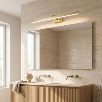 Rea SWE009-1W Brush Gold 73 cm Koupelnové nástěnné LED svítidlo OSW-20108