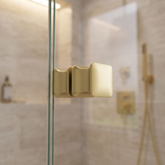 Rea 04 Brushed Gold Madlo do sprchových dveří REA-03710