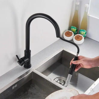 Rea Fresh Black Uzávěr s perlátorem pro kuchyňskou baterii REA-B9098