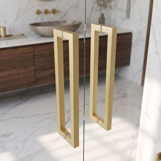Rea 01 Brushed Gold Madlo do sprchových dveří REA-03701